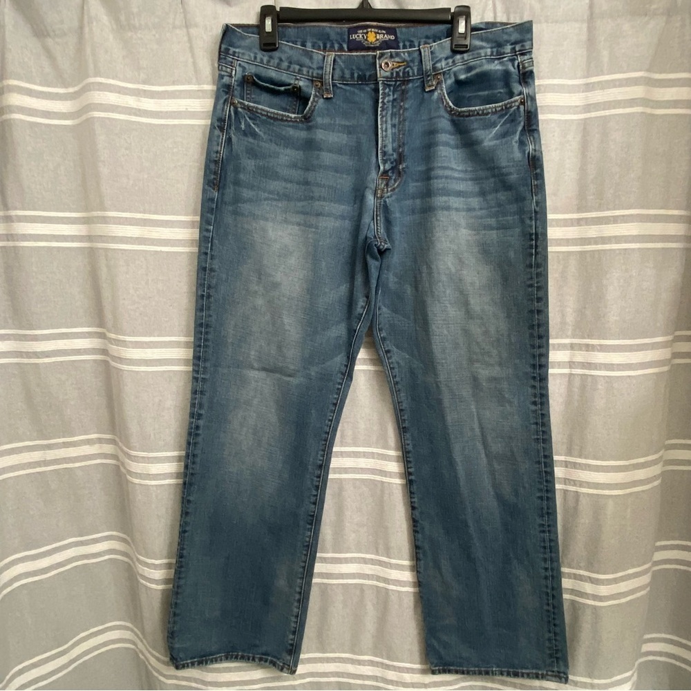 LUCKY BRAND / Men's 361 Vintage Straight Leg Jeans Medium Washed Size 34x30